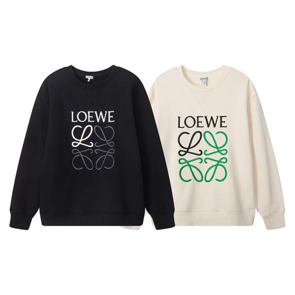 数量限定 2025秋冬 ロエベ LOEWE 偽物 パーカー ロゴ刺繍デザイン 高品質で優雅な一枚