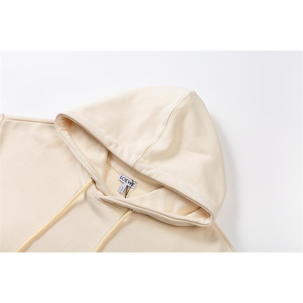 LOEWE コピー パーカー ロエベ ブラックポケットデザイン 秋冬の上品な防寒トップス