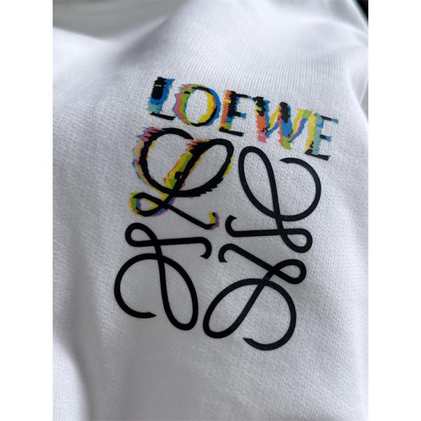 LOEWE 偽物 パーカー ロエベ ホワイトロゴ 秋冬の爽やかな定番アイテム 着心地抜群