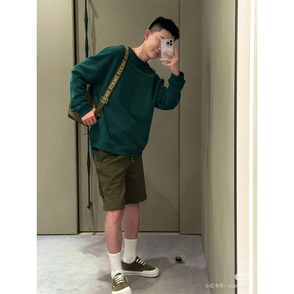 2025秋冬 ロエベ LOEWE コピー パーカー グレー刺繍ロゴ 高品質で洗練された着こなし