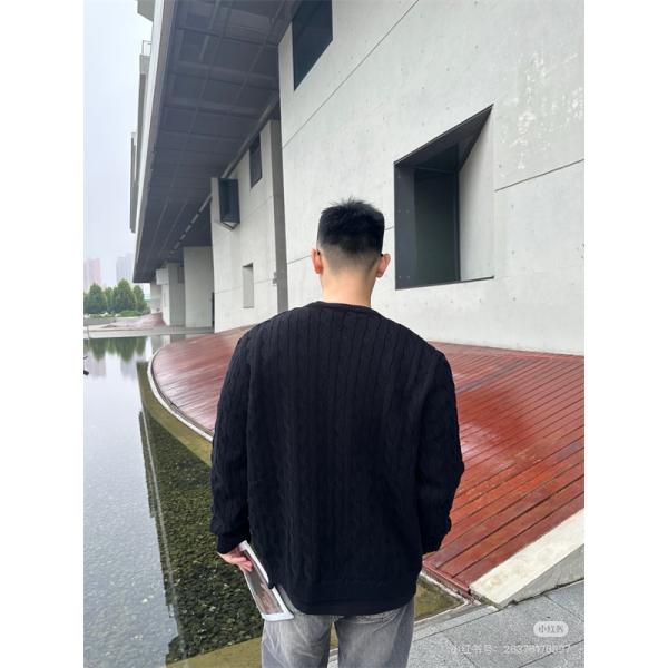 ロエベ LOEWE スーパーコピー ニットカーディガン ケーブル編み ブラック 秋冬の上質スタイル