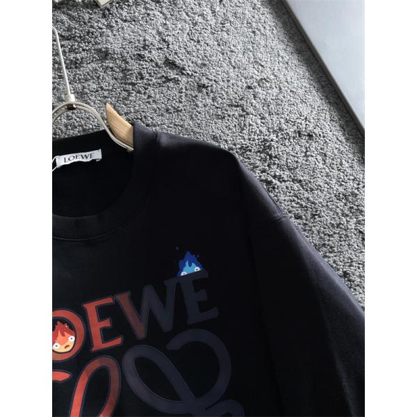 売れ筋 ロエベ LOEWE スーパーコピー スウェット ジブリコラボデザイン ホワイト 秋冬限定スタイル