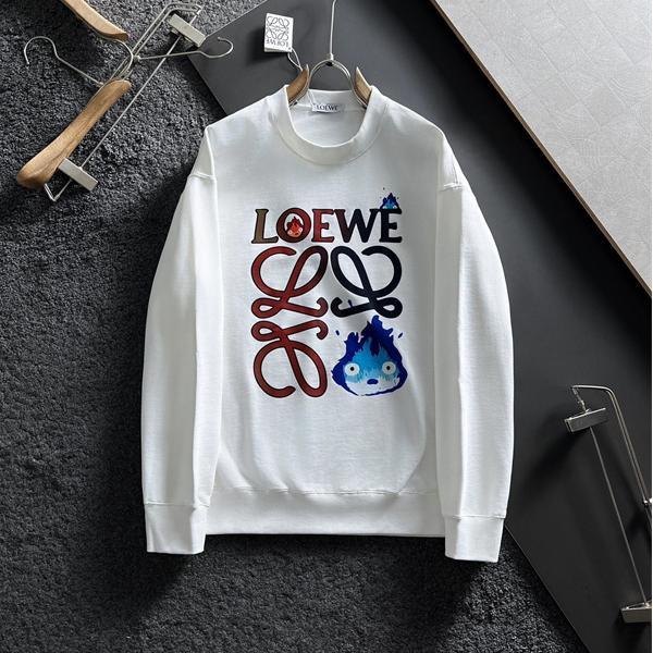 売れ筋 ロエベ LOEWE スーパーコピー スウェット ジブリコラボデザイン ホワイト 秋冬限定スタイル