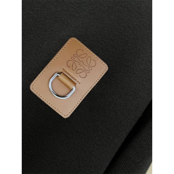 LOEWE ロエベ スーパーコピー セーター シンプルレザーパッチデザイン 高級感漂う上質ウールニット