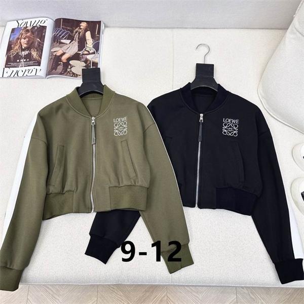 ロエベ LOEWE 偽物 ジップアップ ショートブルゾン 秋冬限定 モード感漂う上品な一枚