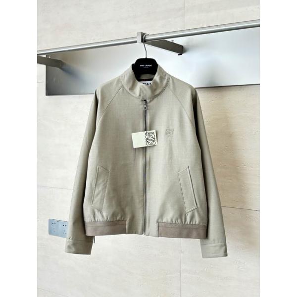 ロエベ LOEWE コピー スタンドカラー ジャケット 秋冬新作 上品で洗練された一着