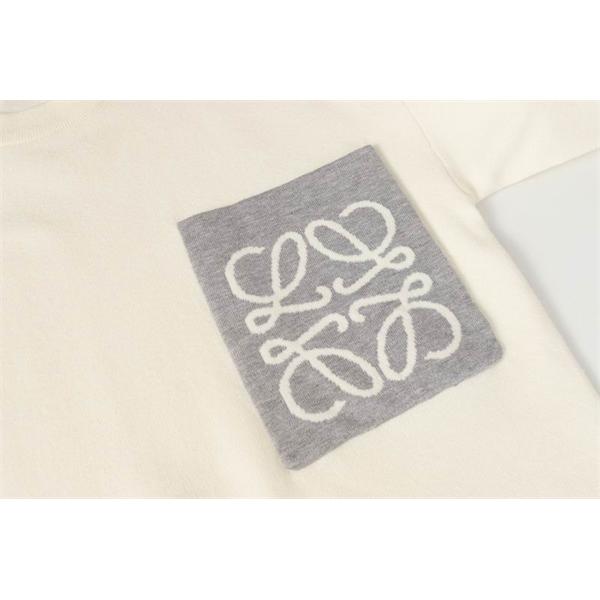 秋冬新作 偽物 ポケット付き ロングTシャツ シンプルで上品なデザイン ロエベ LOEWE 