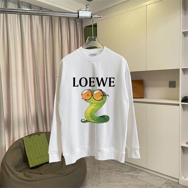 ロエベ LOEWE スーパーコピー スネークプリント パーカー 秋冬のユニークデザイン