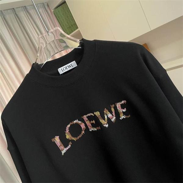 2025秋冬新作 ロエベ LOEWE コピー フラワーロゴ パーカー シンプルで上品な一枚