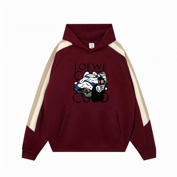 ロエベ LOEWE コピー グラフィックプリント パーカー 秋冬に映える個性派デザイン