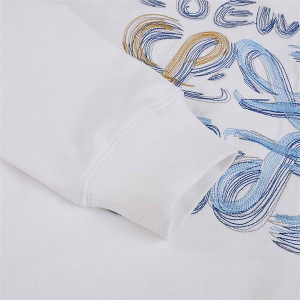 秋冬新作 LOEWE ロエベ コピー カラーロゴ刺繍 パーカー 上品カジュアルスタイル