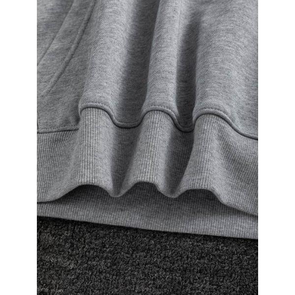 ロエベ LOEWE スーパーコピー アナグラム グレー パーカー 秋冬向けシンプルデザイン