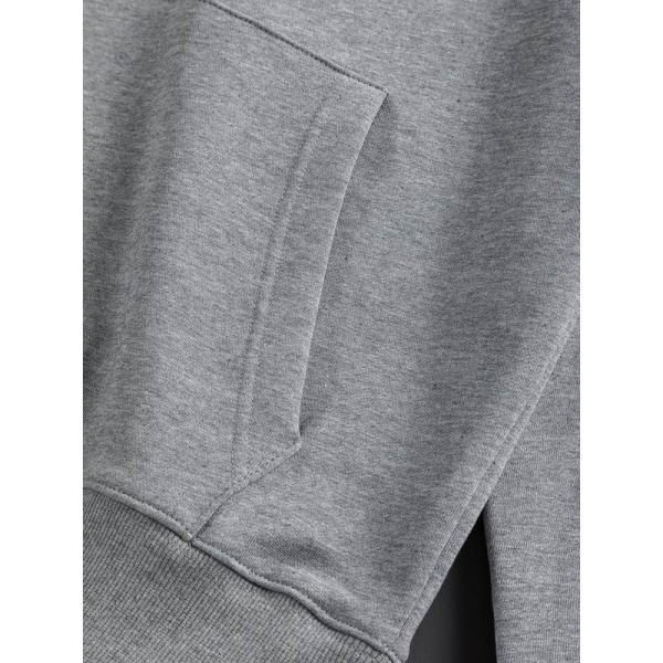 ロエベ LOEWE スーパーコピー アナグラム グレー パーカー 秋冬向けシンプルデザイン