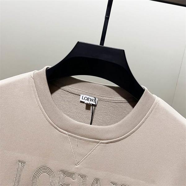 2025秋冬限定モデル LOEWE ロエベ コピー 立体ロゴ パーカー 上質ベージュトーン