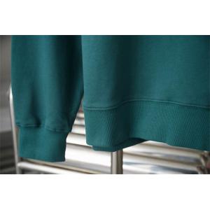 洗練スタイル LOEWE ロエベ コピー エンボスロゴ パーカー 深みのあるグリーンカラー