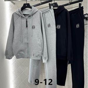 着回し力抜群 ロエベ LOEWE 偽物 ジップパーカーセットアップ 2025秋冬新作スタイル