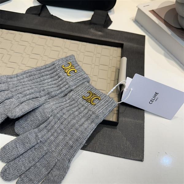 Celine セリーヌ コピー 激安 レディース 手袋 ウール ニット トリオンフ ロゴ 秋冬 新作 シンプル 高品質