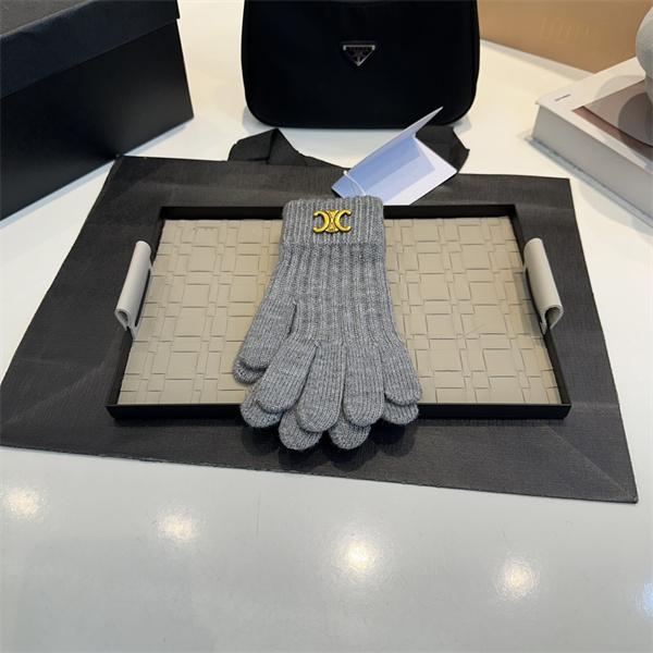 Celine セリーヌ コピー 激安 レディース 手袋 ウール ニット トリオンフ ロゴ 秋冬 新作 シンプル 高品質