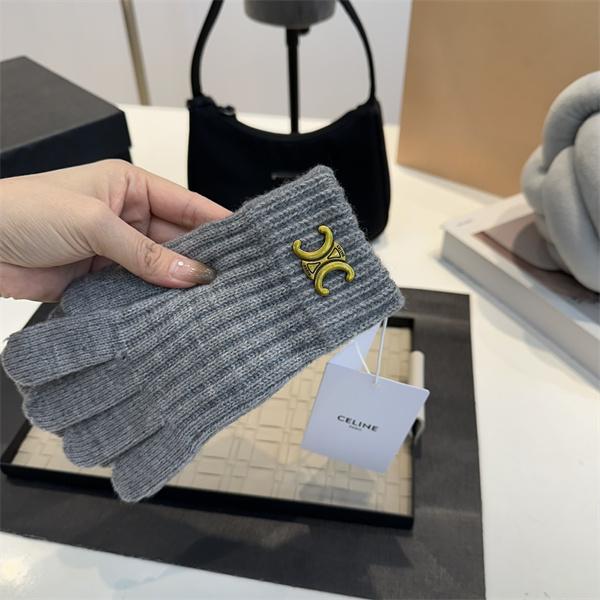 Celine セリーヌ コピー 激安 レディース 手袋 ウール ニット トリオンフ ロゴ 秋冬 新作 シンプル 高品質