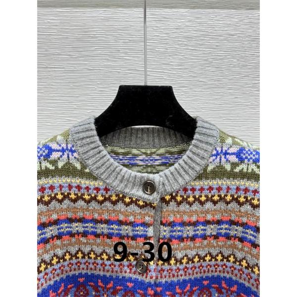 2025秋冬新作 暖色ノルディック調 グレー×ブルー セリーヌ CELINE コピー フェアアイルニット セーター