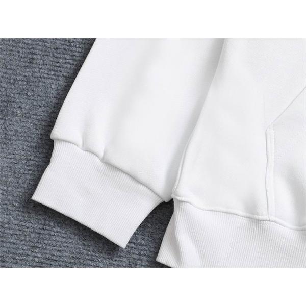 CELINE セリーヌ 偽物 最新コレクション ホワイト ビッグロゴ フーディ パーカー 2025AW注目アイテム