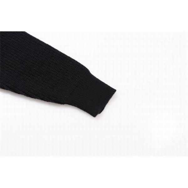 上品でモダンな印象の セリーヌ CELINE コピー 2025秋冬新作 ブラック ロゴ刺繍 ニット フーディ