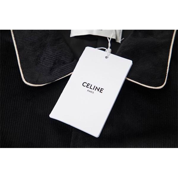 コントラストが映える セリーヌ CELINE コピー 2025秋冬新作 ブラック ホワイト スタジアムジャケット