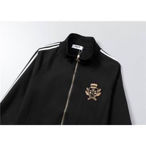 最新コレクション セリーヌ CELINE コピー 2025秋冬新作 ブラック ゴールド刺繍 ロゴ ジャージ セットアップ