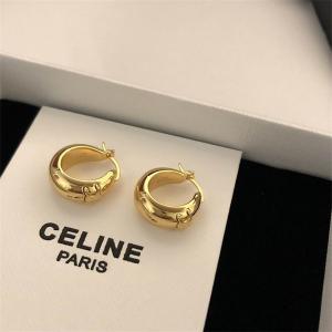 高級感あふれる輝き セリーヌ CELINE コピー 2025秋冬新作 ゴールド トリオンフフープ ピアス