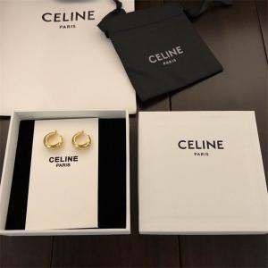 高級感あふれる輝き セリーヌ CELINE コピー 2025秋冬新作 ゴールド トリオンフフープ ピアス
