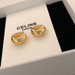 高級感あふれる輝き セリーヌ CELINE コピー 2025秋冬新作 ゴールド トリオンフフープ ピアス