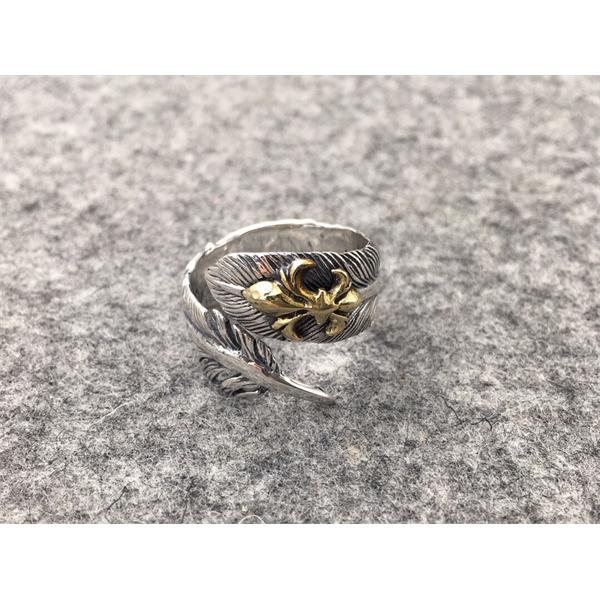 2025流行GORO’Sゴローズリングコピー羽モチーフリング シルバー925 フェザーリング ユニセックス アクセサリー通販ショッピング