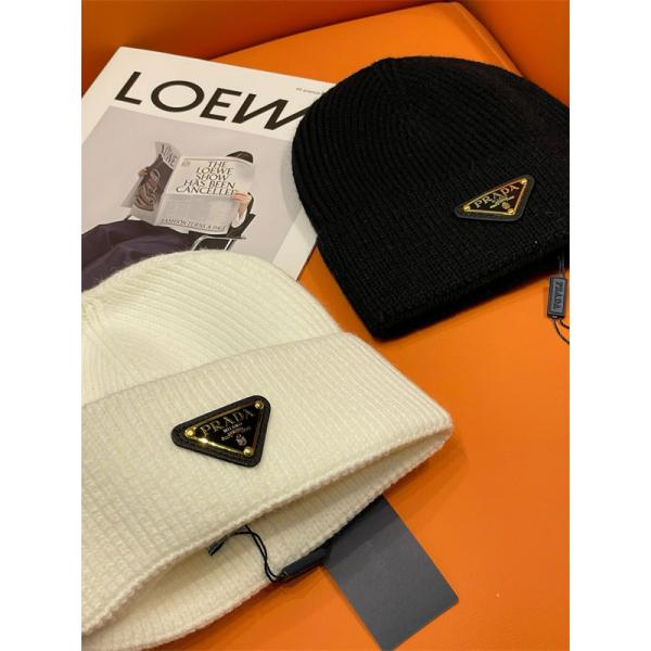 値下げ！2025秋冬プラダニット帽コピーふわふわな感触__ブランド コピー 激安(日本最大級)