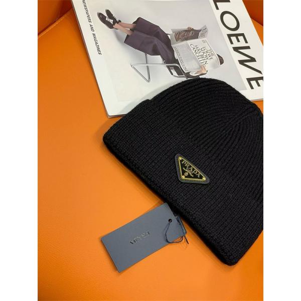 値下げ！2025秋冬プラダニット帽コピーふわふわな感触__ブランド コピー 激安(日本最大級)