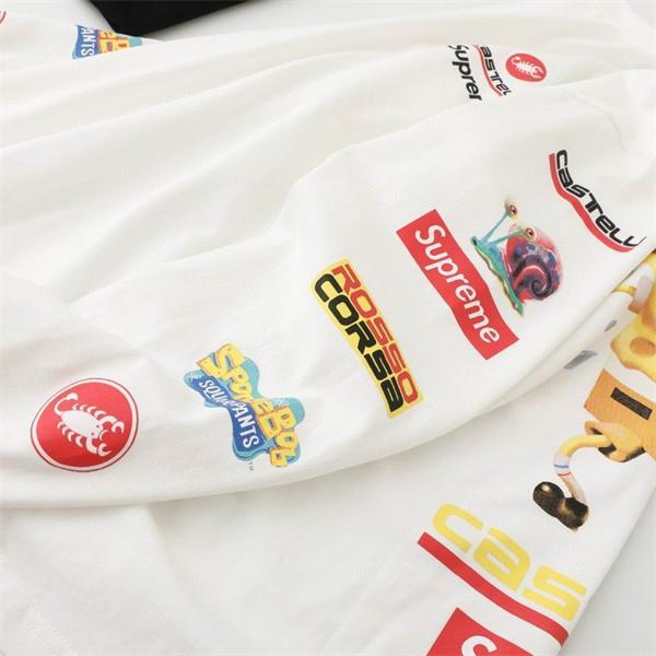 シュプリーム SUPREME Tシャツ ロンT 長袖  Supreme x SPONGEBOB SQUAREPANTS CASTELLI   WEEK11 Racing L/S Tee 通販ショッピング