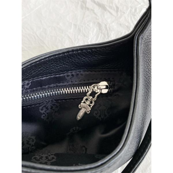 CHROME HEARTS クロムハーツバッグコピーレザー ブラック 激安大特価2025大人気 ブランド コピー 激安(日本最大級)