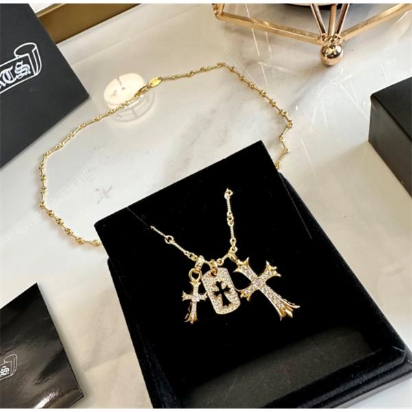 54㎝長さチェーンクロムハーツネックレスコピー メンズ ブランド ゴールド 通販ショッピング