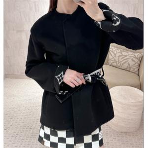 上品レディースルイヴィトンコートコピー2025人気秋冬流行り