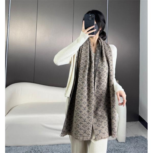 30*180cm秋冬登場 ルイ ヴィトンロングマフラー コピー 2025新品  LOUIS VUITTON__ブランド コピー 激安(日本最大級)