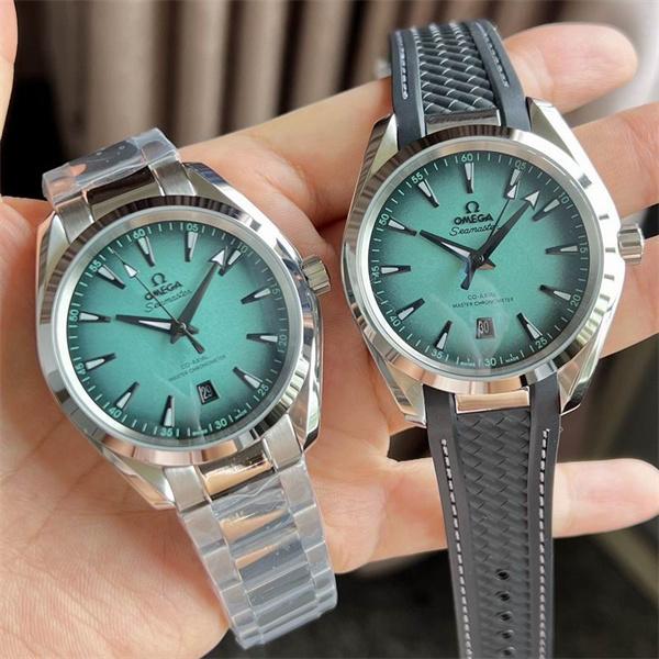 新作入荷品質保証ビジネス場合黒色文字盤デザイン腕時計かっこいいOMEGAオメガ 腕時計コピー激安耐久性高級感レザーベルト付き