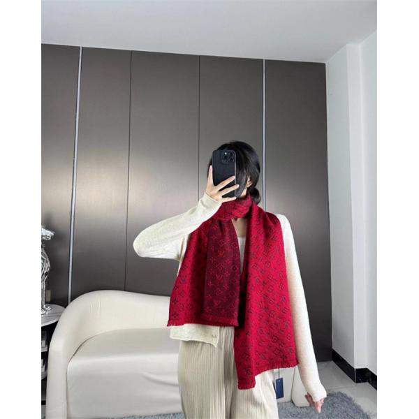 最落なし! 希少!ルイ ヴィトンマフラーコピー大特価品 LOUIS VUITTON ブランド コピー 激安(日本最大級)30*180cm