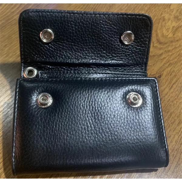 CHROME HEARTS 2025お買い得大人気なクロムハーツ 財布コピーブラック レザーブランド コピー 激安(日本最大級)