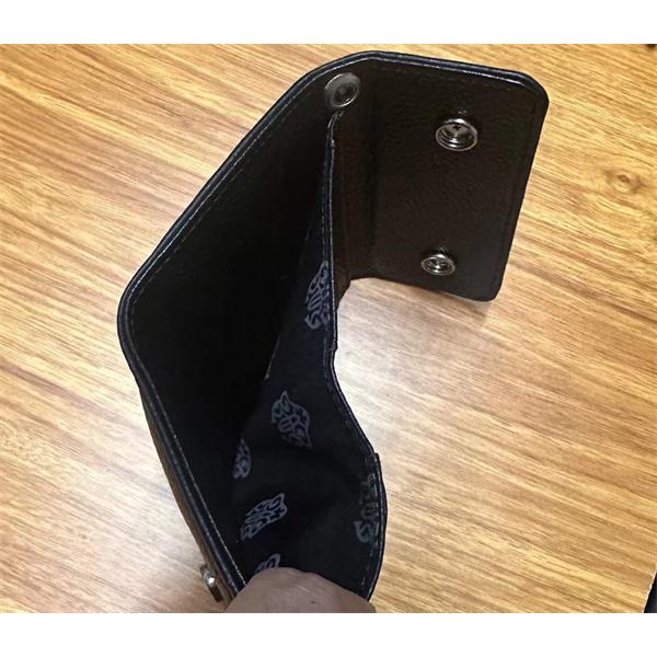 CHROME HEARTS 2025お買い得大人気なクロムハーツ 財布コピーブラック レザーブランド コピー 激安(日本最大級)