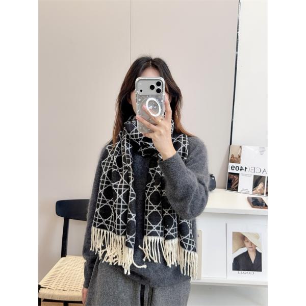 新作登場 2025秋冬 ディオールマフラースーパーコピーブランド180*65㎝激安通販 専門店