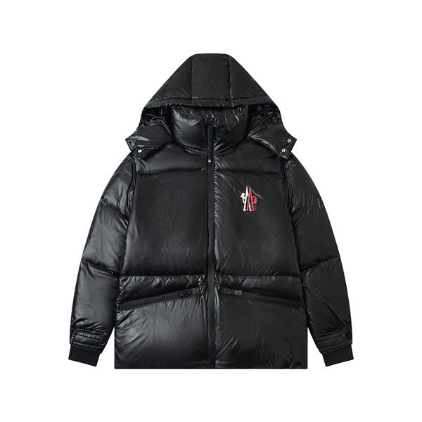 モンクレール MONCLER ダウンジャケット コピー 袖ロゴワッペン フード付き フルジップ2025秋冬 新作通販ショッピング