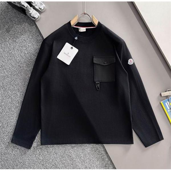 HOT新作登場MONCLER　モンクレール長袖ｔシャツコピー　ブラックホワイト色