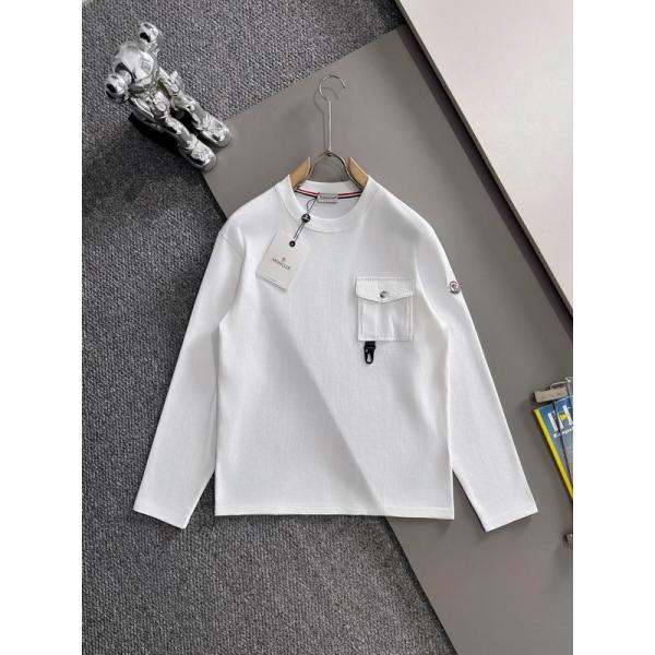 HOT新作登場MONCLER　モンクレール長袖ｔシャツコピー　ブラックホワイト色