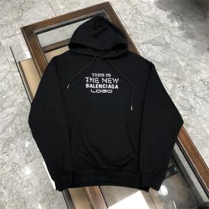 バレンシアガ 偽物 パーカー 個性的 ストリート ロゴプリント ファッショナブル BALENCIAGA