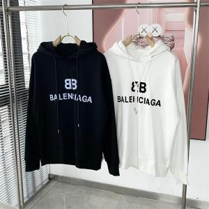BALENCIAGA コピー パーカー 上質 カジュアル BBロゴ プレミアム バレンシアガ