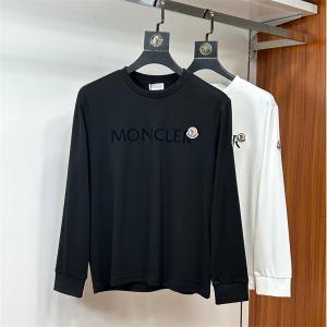 モンクレール コピー 長袖Tシャツ シンプル ベーシック エフォートレス ミニマル MONCLER